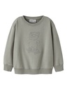 NAME IT MINI - NMM DALK LS NREG SWEAT UNB - Shadow