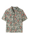 NAME IT KIDS - NKM FERANE SS SHIRT BOX - Shadow FLOWER