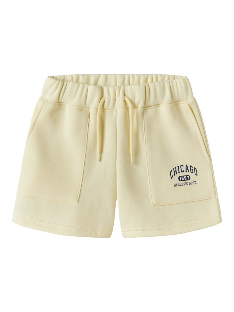 NAME IT KIDS - NKF FABIA SWEAT SHORTS BRU - Pear Sorbet