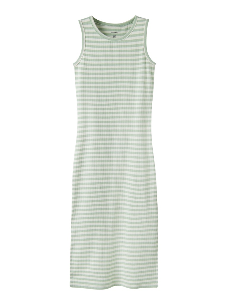 NAME IT KIDS - NKF SURAJA XSL SL MAXI DRESS NOOS - Aqua Foam W. CLOUD DANCER