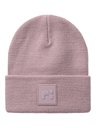 NAME IT MINI - NMN MALIK KNIT BEANIE BADGE - Mauve Shadows