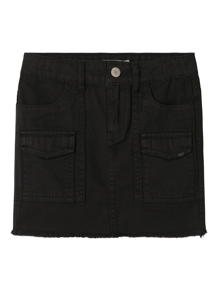 NAME IT KIDS - NKF ROLLY CARGO TWILL SKIRT 6479-ZT T - Black