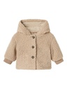 NAME IT BABY - NBN MILO TEDDY JACKET - Pure Cashmere