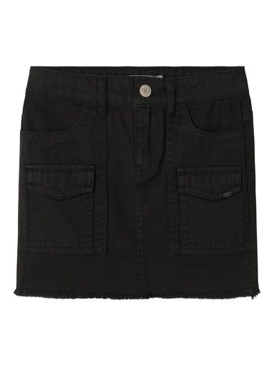 NAME IT KIDS - NKF ROLLY CARGO TWILL SKIRT 6479-ZT T - Black