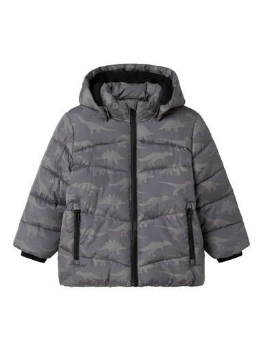 NAME IT MINI - NMM MOSAN PUFFER JACKET REF1 - Poppy Seed