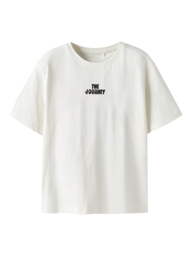 NAME IT KIDS - NKM BERNA SS NREG TOP BOX - Cloud Dancer