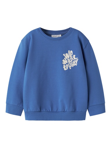 NAME IT MINI - NMM BENJA LS NREG SWEAT UNB - Delft