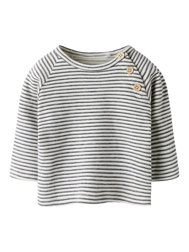 NAME IT BABY - NBM BRIPO LS O-NECK - Navy Blazer