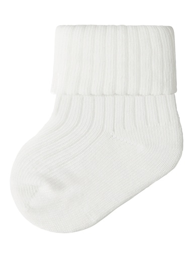 NAME IT BABY - NBF NOBBA SOCK - Cloud Dancer