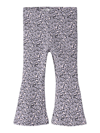 NAME IT MINI - NMF BEARTA SWEAT FLARE PANT UNB - Lavender Gray