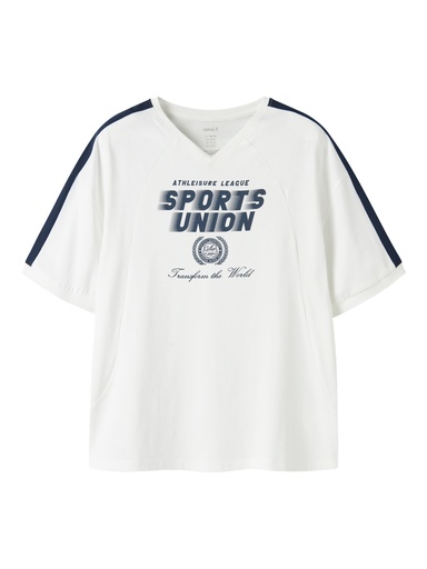 NAME IT KIDS - NKM FINNI SS RLX TOP - Cloud Dancer