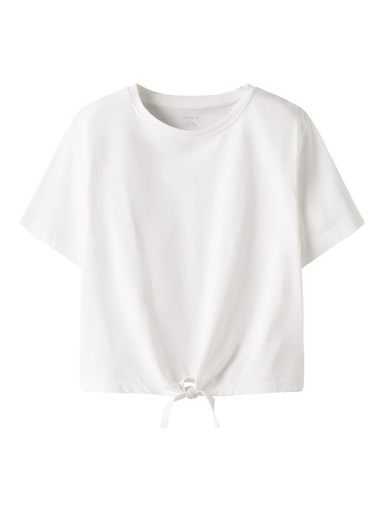 NAME IT KIDS - NKF VAYA SS LOOSE TOP NOOS - Bright White